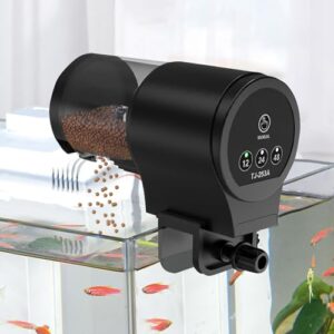 Futterautomat für Aquarium Automat Fische Futterspender: