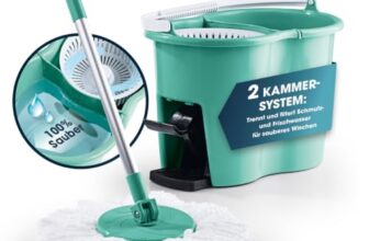 CLEANmaxx Power-Wischmopp mit Zwei-Kammer-Filtersystem