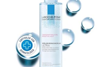 La Roche Posay Mizellen-Reinigungsfluid Ultra für überempfindliche, reaktive Haut, Gesichtsreinigung und Make-up-Entferner ohne Alkohol und Duftstoffe, Mizellenwasser, Gesichtswasser, 200 ml