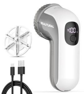 BEAUTURAL Fusselrasierer Elektrisch für Verschiedene Stoffe
