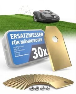 Mähroboter Messer 30 Ersatzklingen für Husqvarna Gardena Rasenroboter