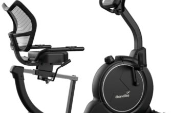 Skandika Liege-Ergometer Cykling P8-H Comfort | Heimtrainer Fahrrad mit LCD Display, Magnetbremse, 16 Widerstandsstufen, bis 120 kg und 195 cm, Bluetooth, App-Konnektivität | Fitnessbike für zuhause