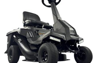 BRAST® Rasentraktor Benzin Aufsitzmäher | 5,15kW(7PS) | Elektrostart | XXL Schnittbreite 61cm | TÜV geprüft | Variable Geschwindigkeit | 150L Fangkorb | für mittlere bis große Rasenflächen