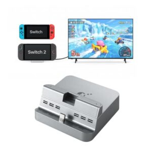 GuliKit Docking Station für Nintendo Switch 2/1/Oled, Tragbar TV Dock