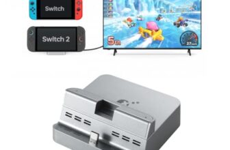 GuliKit Docking Station für Nintendo Switch 2/1/Oled, Tragbar TV Dock