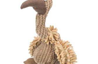 TRIXIE Hundespielzeug Gustav Geier, waschbar, mit Stimme – 28 cm