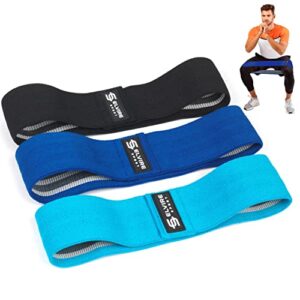 Elvire Sport Fitnessbänder (3er-Pack), Sport- Trainingsbänder für Hüften, Gesäß und Beine, Yoga, Pilates, Crossfit Männer und Frauen