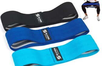 Elvire Sport Fitnessbänder (3er-Pack), Sport- Trainingsbänder für Hüften, Gesäß und Beine, Yoga, Pilates, Crossfit Männer und Frauen