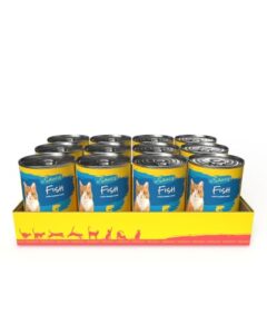 JosiCat Fish in Sauce | 12x 415g | Adult | Katzenfutter nass mit Fisch