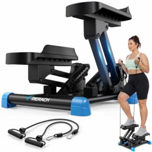 MERACH 3-in-1 Mini-Stepper für Zuhause Mit großer Schritt & Dämpfung