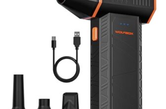 WOLFBOX MegaFlow 50 Electric Air Duster, 110000 RPM, Cordless, 3-Gang