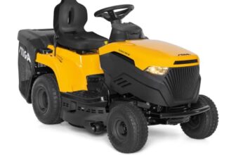 STIGA Estate 384 M a Benzin-Rasentraktor, 352 cc, 84 cm – 200 l Fangkorb, Multiclip Mulchen – Rasenflächen bis 3.000 m²