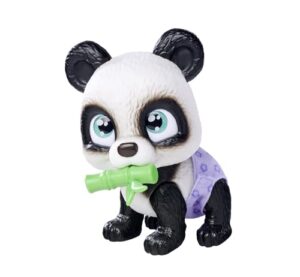 Simba 105950054 Pamper Petz Panda (ca. 15 cm) – Spielzeug-Tier mit Trink- und Nässfunktion für Kinder ab 3 Jahre – interaktives Haustier-Baby mit Spiel-Zubehör und magischer Pfote