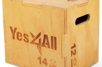Yes4All 3 in 1 Holz Plyo Box mit 4 verschiedenen Größen – Lieferumfang: Schrauben zur einfachen Montage, Unisex-Erwachsene, A-Light wood color, 40.6cmx35.5cmx30.5cm W6P6