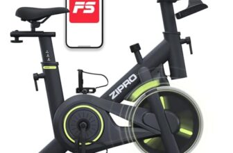 ZIPRO Heimtrainer Fahrrad mit APP & Handpuls, Ergometer für 145–195 cm
