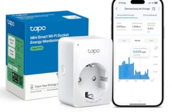 TP-Link Tapo Smart WLAN Steckdose P110 mit Energieverbrauchskontrolle, Smart Home Alexa funktioniert mit Google Home, Sprachsteuerung, Fernzugriff, Kein Hub notwendig, Mini
