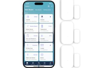 Aqara Tür- und Fenstersensor 3er Pack, Drahtloser Zigbee Sensor für Alarm