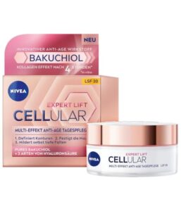 NIVEA Cellular Expert Lift Multi-Effekt Anti-Age Tagespflege, feuchtigkeitsspendende Tagescreme für eine jünger aussehende Haut, Feuchtigkeitscreme mit LSF 30 (50 ml)