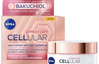 NIVEA Cellular Expert Lift Multi-Effekt Anti-Age Tagespflege, feuchtigkeitsspendende Tagescreme für eine jünger aussehende Haut, Feuchtigkeitscreme mit LSF 30 (50 ml)