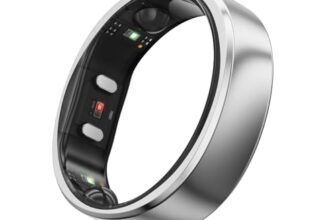 RingConn Gen 2 Smart Ring, weltweit erstes Schlafapnoe-Monitoring, Keine App-Abonnement, 12 Tage Akkulaufzeit, Stress-/Herzfrequenz-/Frauen-Gesundheits-Tracker, kompatibel mit Android und iOS