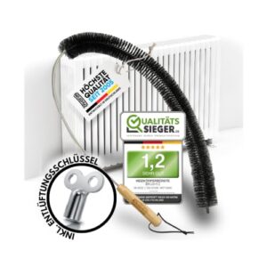 BRUSHYZ® Heizungsbürste 80cm I Heizkörperbürste zum Heizkörper Reinigen