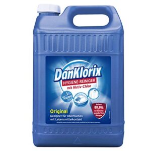 Dan Klorix Hygiene-Reiniger Original mit Chlor 5L – Reiniger für Haus & Garten, hochwirksam gegen Bakterien, Viren, Keime & Schimmelpilze