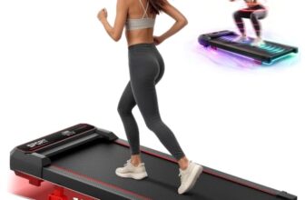 LONTEK 3.0HP Vibration Plate Walking Pad mit Steigung