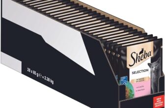 Sheba Sauce Collection Katzen Nassfutter im Portionsbeutel mit Lachs (MSC) 28x85g