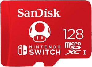 SANDISK 128GB microSD Karte, Super Mario Super Mushroom Edition