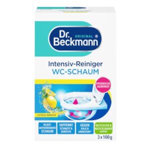 Dr. Beckmann Intensiv – Reiniger WC-Schaum Citrus | 3 x 100 g