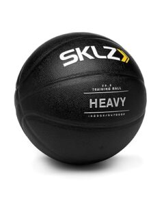 SKLZ Basketball Trainingsball, Verbessern von Dribbeln & Ballkontrolle, Schwarz, Schweres Gewicht