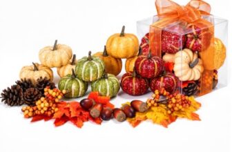 Keeplush 30er Set Kürbis Deko, Herbstdeko mit Naturakzenten