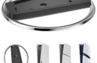 LOKYOYO Vertikaler Standfuß für PlayStation 5 Slim und PlayStation 5 Pro, Stabiler Vertikal Ständer für PS5 Slim/ PS5/ PS5 Pro Konsole, werkzeugfreie Installation