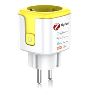 QUEENWEN Zigbee Steckdose, Smarte Steckdose mit Energieüberwachung