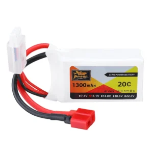 ZOP Power 11.1V 1300MAH 20C 3S Lipo-Akku mit T-Stecker für RC-Auto