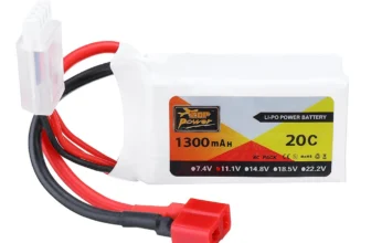 ZOP Power 11.1V 1300MAH 20C 3S Lipo-Akku mit T-Stecker für RC-Auto