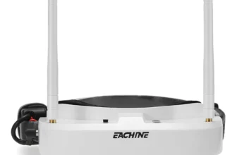 Eachine EV100 FPV-Brille 5,8 GHz 72CH 720*540 mit zwei Antennen und Lüfter 18650 Akkufach für RC-Drohne [UK/CZ Direkt]