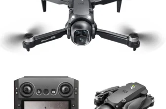 WLRC M7 WiFi FPV mit 5,6 Zoll LCD-Bildschirm Steuerung HD Dual-Kamera Servo Gimbal Optische Flusspositionierung Bürstenl