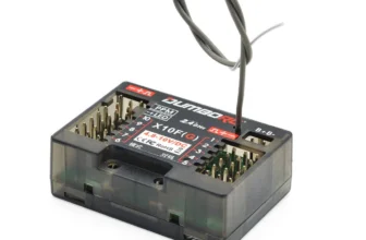Dumborc P10F/P10FG 2.4GHz 10CH Empfänger PPM-Ausgang Eingebauter Gyroskop für X6 X6PM DDF-350 Funksender RC Flugzeug Aut