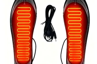 TENGOO USB-gestützte beheizte Innensohlen für Herren und Damen, zum Anpassen, elektrische Fußwärmer, EU-Größen 35-46, fü
