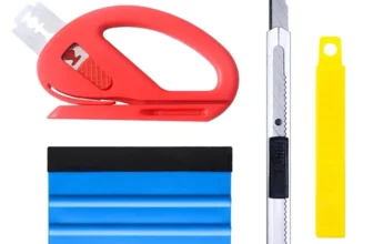 4pcs Car Vinyl Wrap Film Squeegee Scraper Tools Vehicle Sticker Installation Kit Cutter Knife Car Styling Auto Accessories