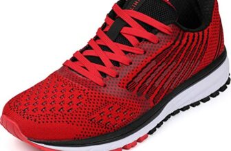 WHITIN Laufschuhe Herren Turnschuhe Damen Sportschuhe Rot 40