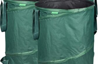 GardenMate 3x Pop-up Gartensack 160l – Selbstaufstellend aus robustem Polyester Oxford 600D Gewebe