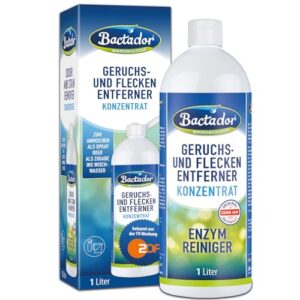 Bactador Enzymreiniger Konzentrat 1L – Geruchsentferner & Fleckenentferner