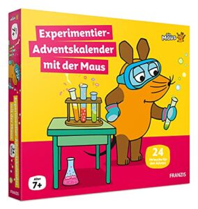 FRANZIS Experimentier-Adventskalender mit der Maus | 24 Experimente zum Staunen, Lachen und Rätseln | Ab 7 Jahren