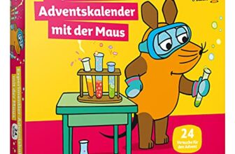 FRANZIS Experimentier-Adventskalender mit der Maus | 24 Experimente zum Staunen, Lachen und Rätseln | Ab 7 Jahren