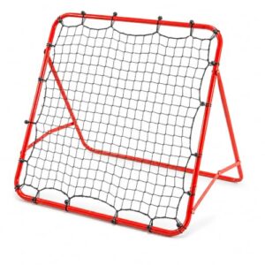 Trintion Fußball Rebound Netz Kinder und Jugendliche Tragbares Prellwand Verstellbar Fußballtor Kicker für Fußball Training 100 x 100cm