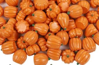 QIZHIQIAMY Mini Kürbisse Deko 5 Stile 30 Stück Kleine Kürbis Herbstdeko Künstliche Kürbisse Plastik Kürbis Dekoration für Halloween Thanksgiving Tisch Dekoration