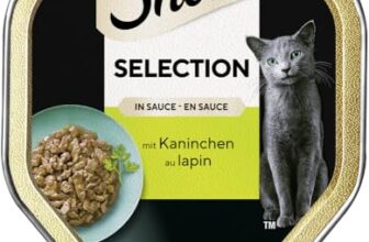 Sheba Schale Nassfutter für Katzen Selection in Sauce mit Kaninchenhäppchen 2 x 11 x 85 g