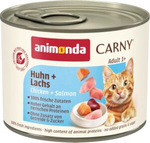 animonda Carny Adult Katzen Nassfutter Huhn + Lachs (6 x 200g)